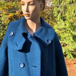 VTG 60S COUNTY WEAR DUBLIN MOHAIR ANGORA WOOL COAT